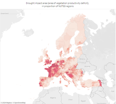 Drought impacts on ecosystems in Europe 